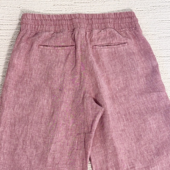 ATHLETA Cabo Women’s 14 Pink Wide Leg Pants Pull-on Drawstring Vacation Plus - Picture 5 of 12